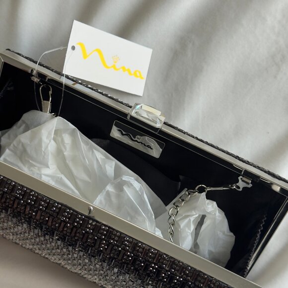 Nina Beaded Clutch NWT - Picture 4 of 4